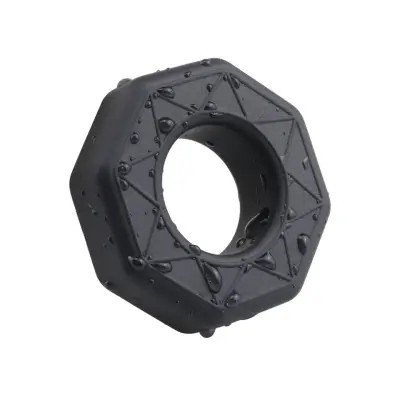 Master Silicone Cock Ring Black