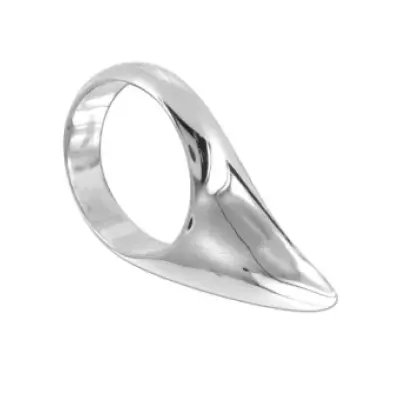 Metal Hard Cock Teardrop 55Mm