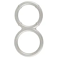 Metallic Silicone Cock&Ball ring