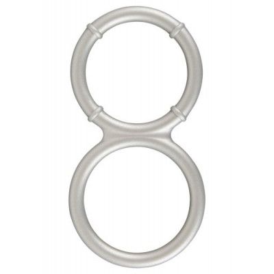Metallic Silicone Cock&Ball ring