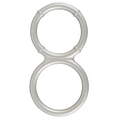 Metallic Silicone Cock&Ball ring