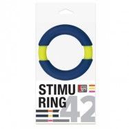 Neon stimu ring 42, Blue/Yellow