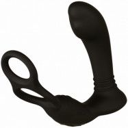 Nexus Simul8 Dual Anal & Perineum Penis- och testikelvibrator med Penisring - Svart