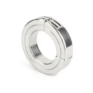 Mr. Steel Hinged Magnetic Cockring 45Mm Silver