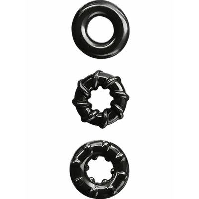 NSNovelties: Renegade, Dyno Penis Rings, svart