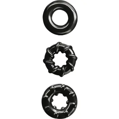 NSNovelties: Renegade, Dyno Penis Rings, svart