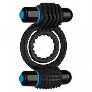 OPTIMALE VIBR DOUBLE C-RING BLACK