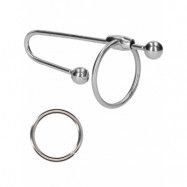 Ouch!: Urethral Sounding, Steel Plug with Ring, 10 mm