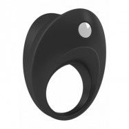 OVO B10 VIBRATING RING BLACK - penisring