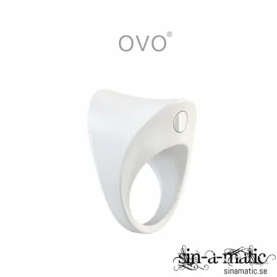 OVO B11 Vibrerande penisring - vit