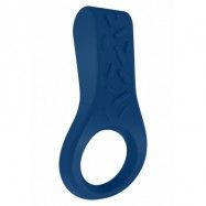 OVO B4 VIBRATING RING BLUE - penisring