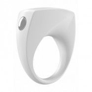 OVO B6 VIBRATING RING WHITE - vibrerande penisring