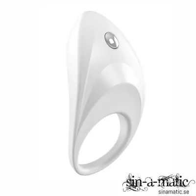 OVO B7 Vibrerande penisring - Vit