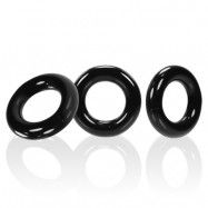 Oxballs 3-Pack - Penisringar Black