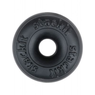Perfect Fit: Stack It, SilaSkin Cock Ring, svart