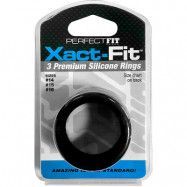 Perfect Fit: Xact-Fit, 3 Premium Silicone Rings, 14-15-16