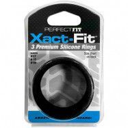 Perfect Fit: Xact-Fit, 3 Premium Silicone Rings, 17-18-19