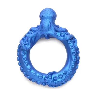 Poseidon's Octo-Ring Silicone Cock Ring Blue