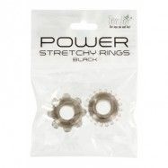 Power Stretchy Rings Black