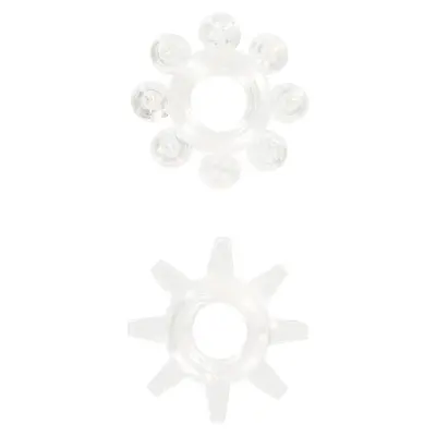 POWER STRETCHY RINGS CLEAR 2PCS