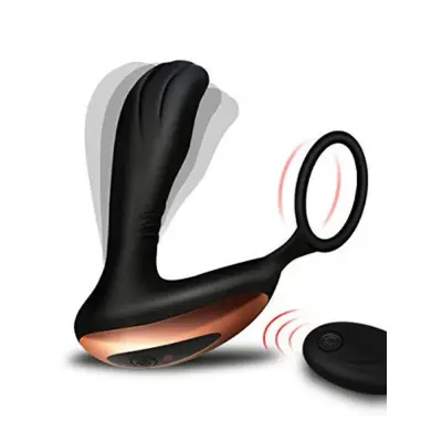 Prostate Massager With Penis Ring