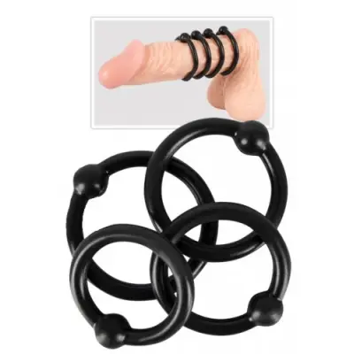 Rebel Silicone Cockring Set