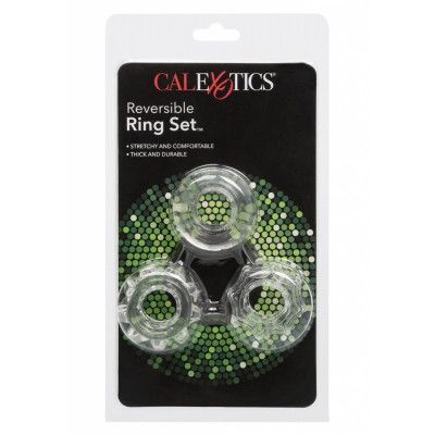 REVERSIBLE RING SET CLEAR