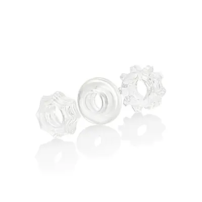 REVERSIBLE RING SET CLEAR
