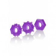 REVERSIBLE RING SET PURPLE