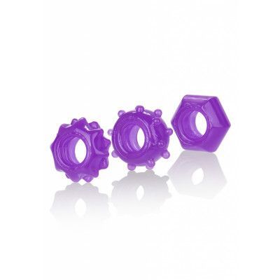 REVERSIBLE RING SET PURPLE