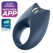 Satisfyer Connect Royal One, Ring Vibrator - Dark Blue