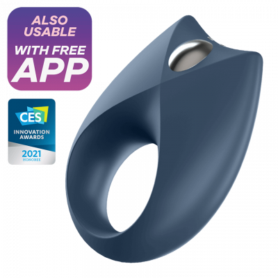Satisfyer Connect Royal One, Ring Vibrator - Dark Blue