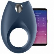 Satisfyer Royal One Vibrerande Penisring - Mörkblå