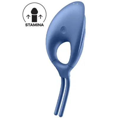 Satisfyer Swordsman Vibrating Cock Ring Blue