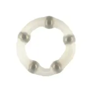 Seven Creations Robotic Beaded Cockring Clear