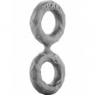 Shaft: Model D Double C-Ring, Size 3 (Large), grå