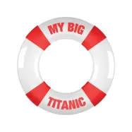 Shots Toys: Buoy Cockring: My Big Titanic, röd
