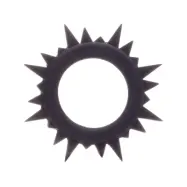 Shots Toys: Daystar Cockring, svart