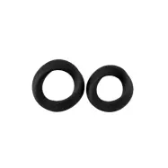 Shots Toys: Endless Cockrings, dubbelpack, svart