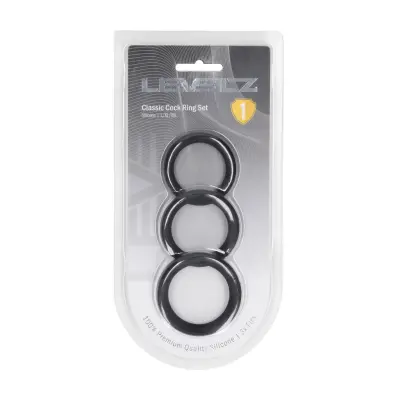 Silicone Cockrings - 3pack  XS/S/M