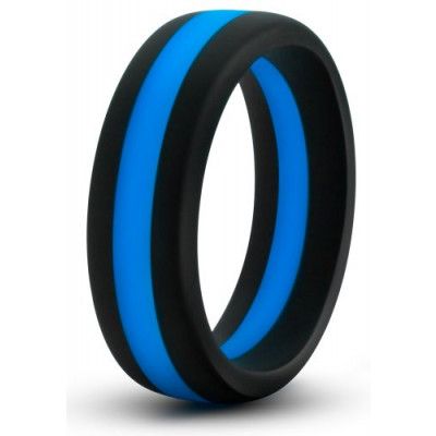 Silicone GoPro Penisring Svart/Blå