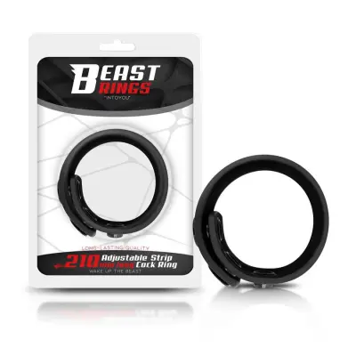 Solid Silicone Adjustable Strip Cock Ring 15-21 cm