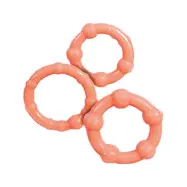 Stay Hard: Penisringar, hudfärg, 3-pack