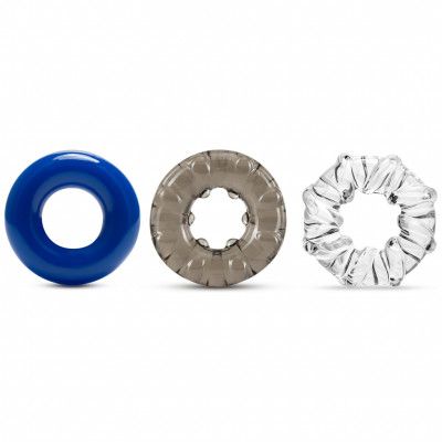 Stay Hard Triple Stretch 3pack Cockrings