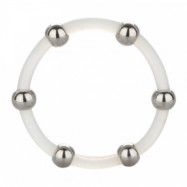 Steel Beaded Ring XL