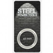 Steel Power Cockring RVS - 40 mm