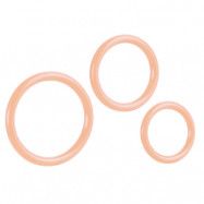 TRI-RINGS NATURAL - 3 st Penisringar