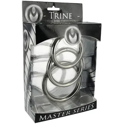 Trine Steel Ring Collection