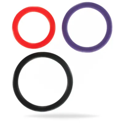 Triple Cock Ring Set