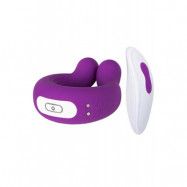 Vibrating Cock Ring With Remote Control Purple